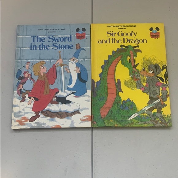 Disney Other - Vintage Disney books ‘The Sword In The Stone’ And ‘Sir Goofy And The Dragon’